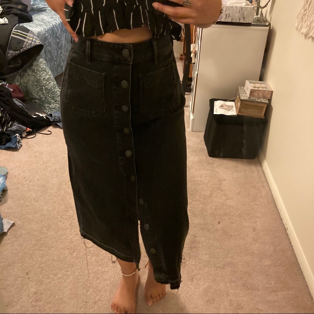 American eagle denim a line skirt